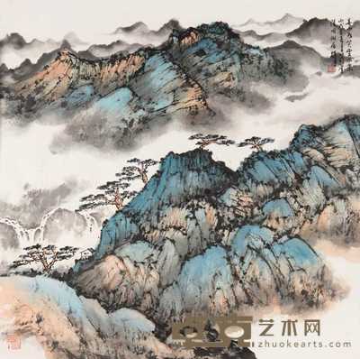 张尔宾 2006年作 春山图 镜心 69×68cm